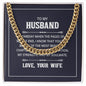 Cuban Link Chain - For Husband From Wife