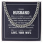 Cuban Link Chain - For Husband From Wife