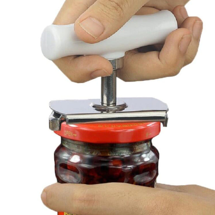 Kitchen Tool Can Opener Stainless Steel Adjustable Jar Openers Manual Spiral Seal Lid Remover Twist Off Screw Bottle Opener