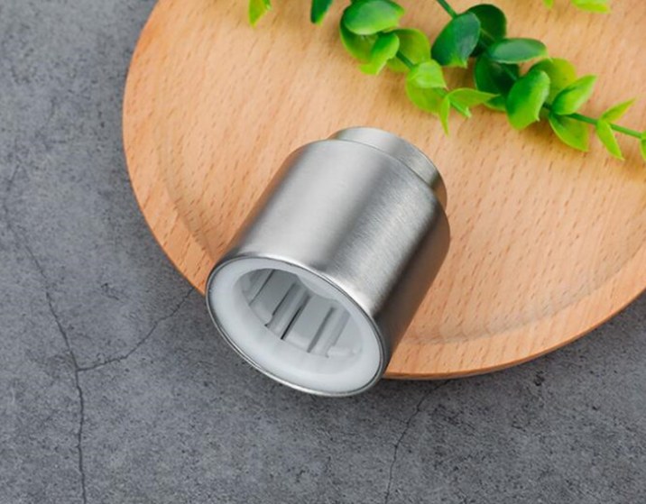 Multifunctional Stainless Steel Push Wine Stopper