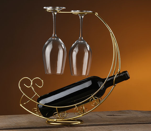 European wine rack and wine rack