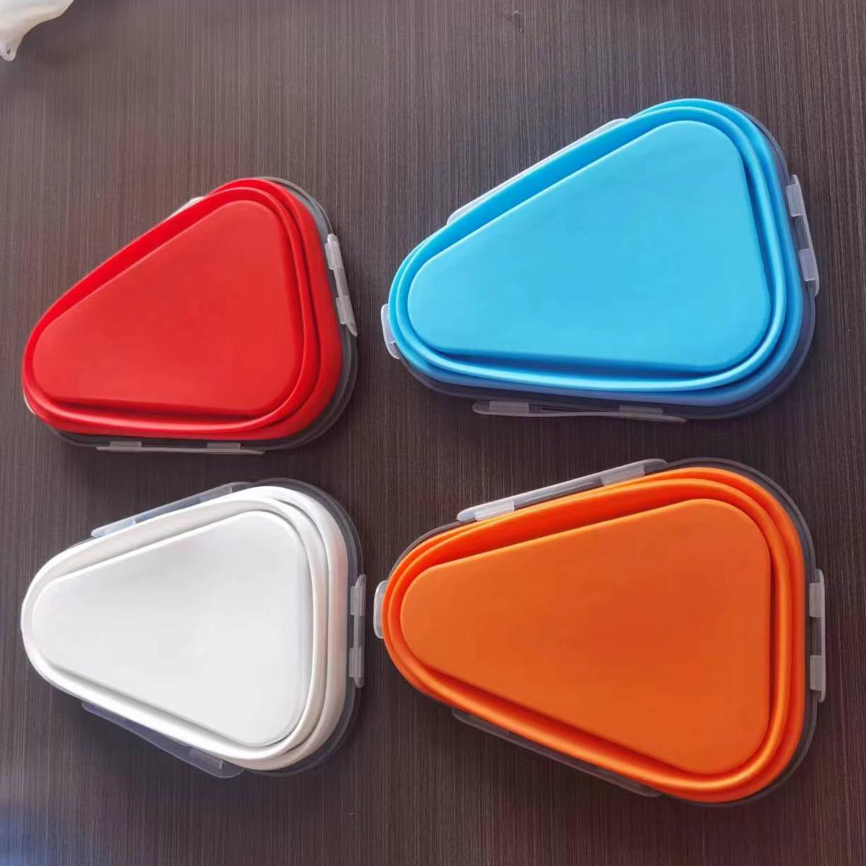 Reusable Pizza Box Pack Container Foldable Triangular Pizza