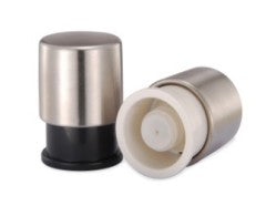 Push type stainless steel wine stopper