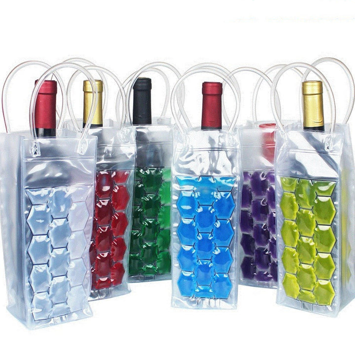 Wine bottle freezer bag